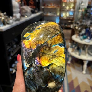 Spectacular Flash - Rainbow Labradorite Free Form!  6&quot; Tall, 3 LBS!