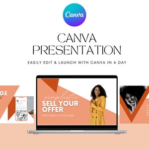 Canva Webinar Slide Deck | Course Creator Template | Powerpoint Presentation Template | Masterclass Template | Pitch Deck Presentation