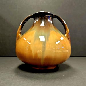 Fulper Vase with Cat's Eye Flambe Glaze c1920