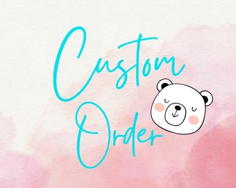 Custom Keepsake Bear (read description before placing order)