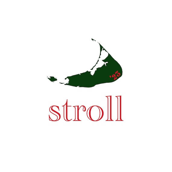 Customizable Nantucket Christmas Stroll Digital Artwork - Christmas Gift, Holiday Stroll, PNG JPEG Download for Cups, Hats, Shirts, Merch
