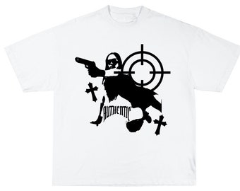 Authentic Y2K Cross Aim Tee
