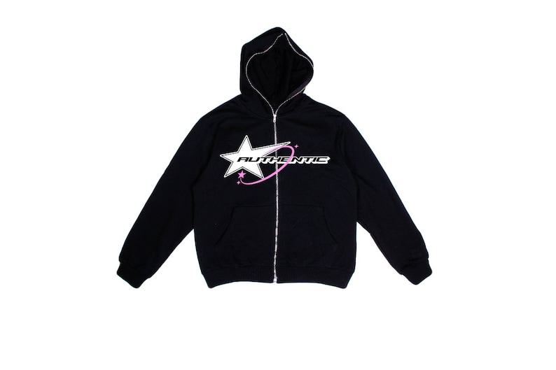 Authentic Y2k Shooting Star zip Up Etsy UK