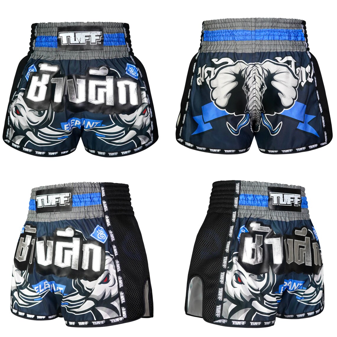 Blue Paw Muay Thai Boxing Shorts