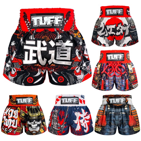 TUFF Muay Thai Spodenki bokserskie Samuraj popularne teraz Fighter Karate Martial Arts