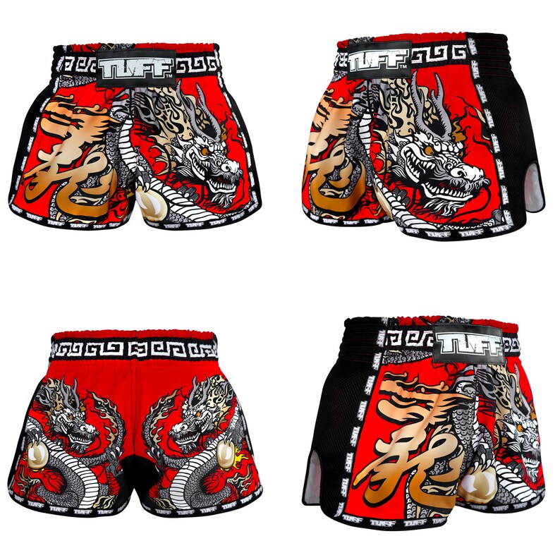 Teal Marble Muay Thai Boxing Shorts