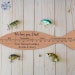 Customized Fish Ruler, Personalized Basswood Fishing Tool, Perfect Gift ...