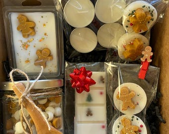 Gingerbread wax melts - scoopies - Christmas gifts - scoopable wax melts - mini wax melts