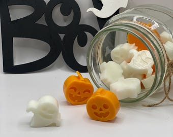 Halloween Wax Melts-Pumpkin & Ghost wax melts, Fall Scents,spooky wax melts,