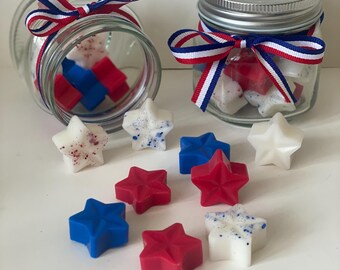 Firecracker Scent Star Wax Melts: Patriotic 4th of July Decor