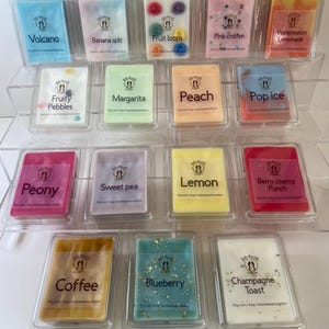 Strong scented wax melts/clamshell waxmelts/soy wax melts/ spring scents/summer scents/gift idea/tarts for warmer/choose your scent