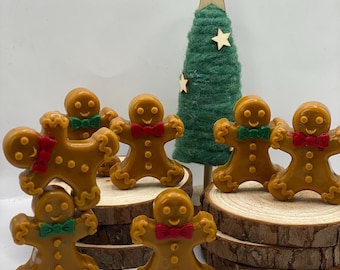 Gingerbread Man Wax Melts,Christmas wax melts,choose your scent,gift ideas, gingerbread scent-cute wax melts