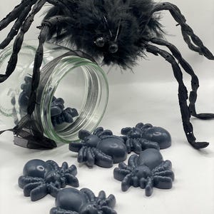 Spider Wax Melts: Halloween Soy Blend Tarts - Spooky Home Fragrance