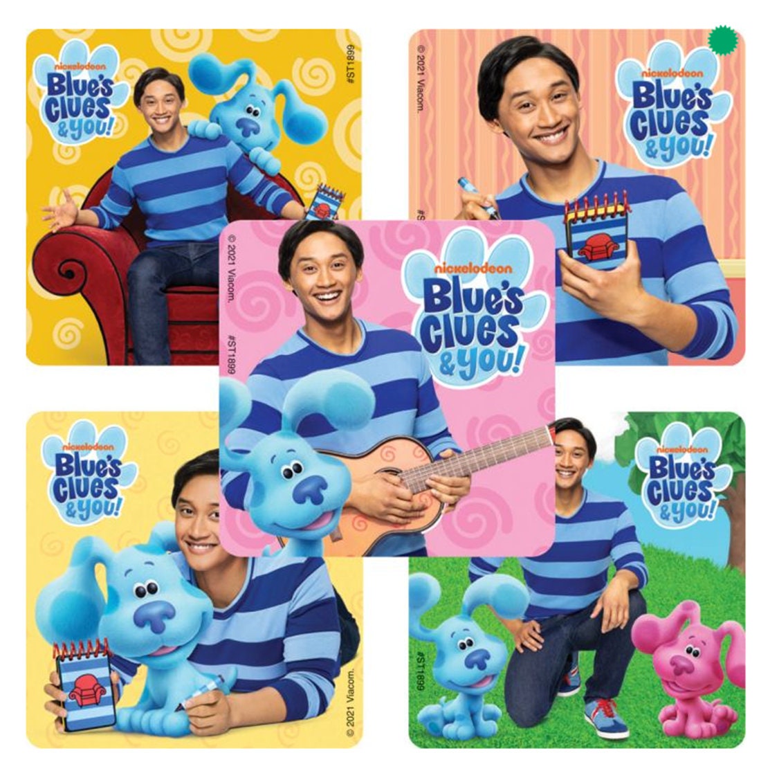 25 licensed Blue's Clues and You Stickers, 2.5 X 2.5, Party Favors - Etsy