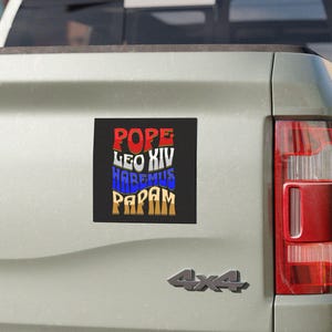 Abbiamo un nuovo magnete per auto Papa, magnete Hamemus Papam, magnete Papa Leone XIV, decorazioni per auto, accessori per veicoli, regalo Papa cattolico, Vaticano, Roma