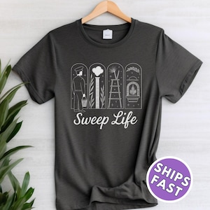 Schornsteinfeger-T-Shirt: Schornsteinfeger-Leben - Bequemes Unisex-Baumwoll-T-Shirt