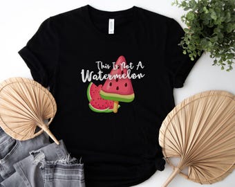Free Palestine T-Shirt: Watermelon Symbol Protest Tee