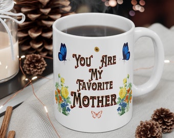 Mom Mug, Flower Mama - Perfect Gift For Mom, Mother's Day, Giftful Mug, Coffee Mug For Mom, Cup For Mom, birthday gift for her, Flower Lover