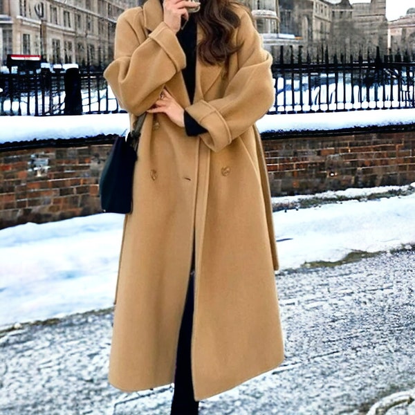 Wool Trench Coat - Etsy