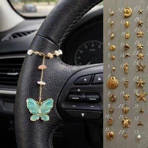 Kies je eigen charmes Autobedel, aangepaste achteruitkijkspiegelhanger, autodecor spirituele bescherming, gepersonaliseerd cadeau