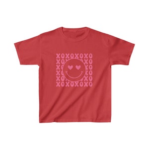 Valentines Day, Valentines Themed Tee Shirt, Kids Valentines Day T-Shirts, Kids Heavy Cotton™ Tee, Gifts For Kids, Kids Valentines Gifts image 3