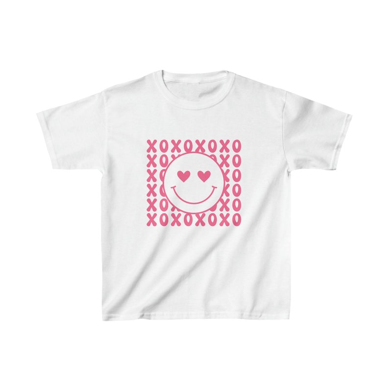 Valentines Day, Valentines Themed Tee Shirt, Kids Valentines Day T-Shirts, Kids Heavy Cotton™ Tee, Gifts For Kids, Kids Valentines Gifts image 1