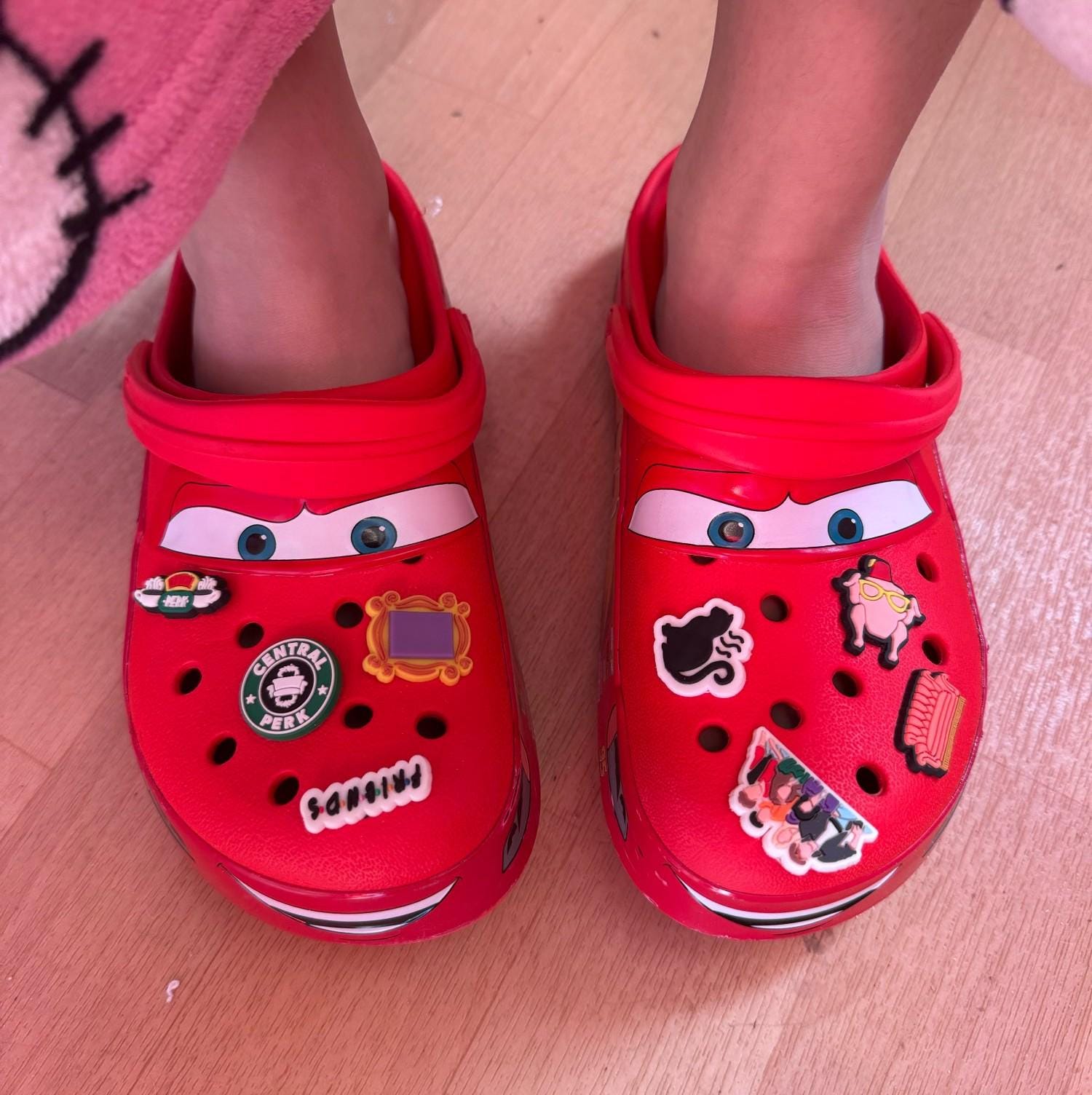 Dsney Cars Lghtnng McQueen Knder Jungen Wnter Fleece Pantoffeln
