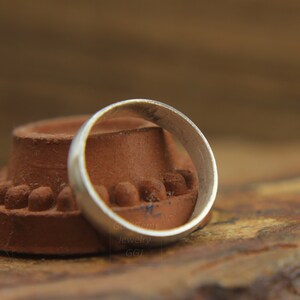 matte look 999 silver band