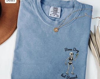 Summerween, Skeleton Shirt, Summer halloween, Funny Spooky Beach T-Shirt, Halloween in Summer Tee, Comfort Colors Shirt