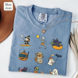 Summerween Ghost Pumpkin Shirt, Halloween Ghost Shirts, Spooky Summer, Halloween Crewneck, Comfort Colors Halloween Tshirt, Spooky Season