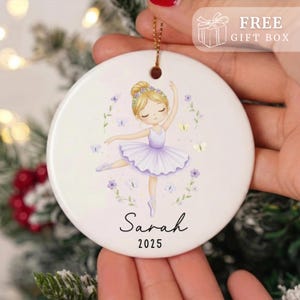 Personalized Gymnastics Christmas Ornament, Custom Gymnast Keepsake Gift for Teens Girls, Gymnastics Team Gifts
