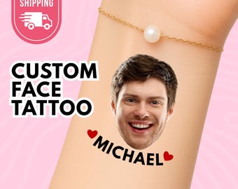 Custom tattoos, Bachelorette tattoos, Bachelorette Party Favor , bridesmaids proposal, Groom Face,Party decorations,Gift bridesmaid, Dog Cat