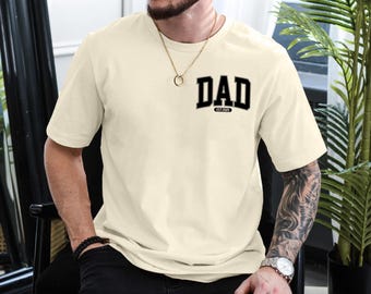 Custom Dad EST 2025 Shirt, Father’s Day Shirt, New Dad Shirt, Personalized Daddy Shirt, Dad Announcement Shirt, Unique Birthday Gift for Dad