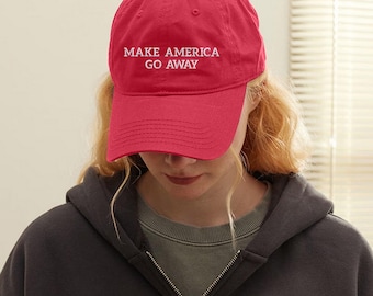 Gorra "Hagan que Estados Unidos se vaya", gorra bordada con hoja de arce canadiense, gorra con bandera de Groenlandia, gorra anti-EE. UU., gorra con declaración política divertida, regalo para canadienses