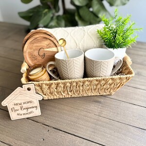Housewarming gift basket new home gift for couple unique gift realtor closing gift for buyers personalized gift basket custom wedding gift
