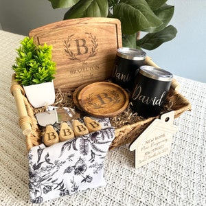 new house gift basket for new homeowner personalized housewarming gift basket with family name gift welcome home gift basket realtor gift
