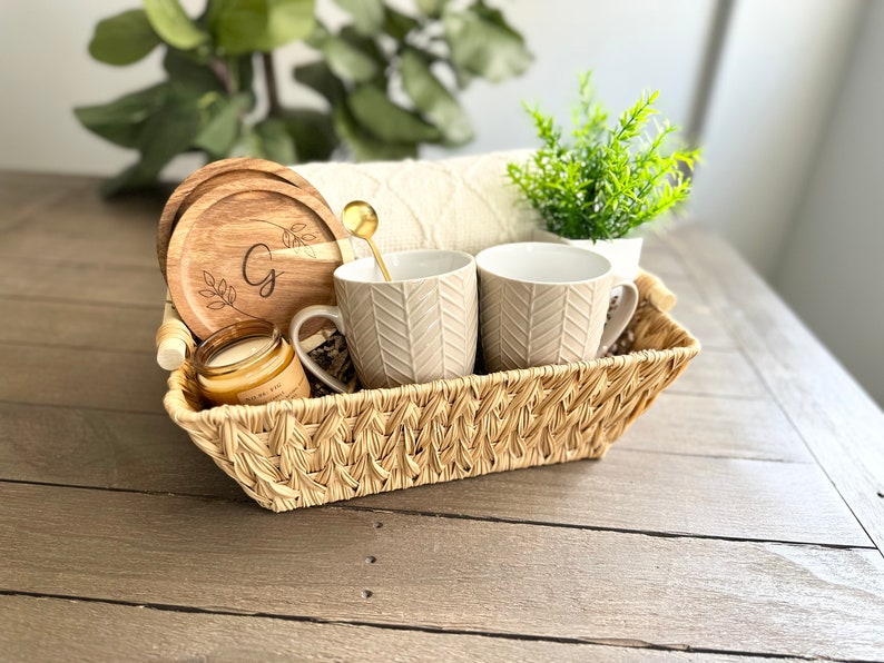 Housewarming gift basket new home gift for couple unique gift realtor closing gift for buyers personalized gift basket custom wedding gift