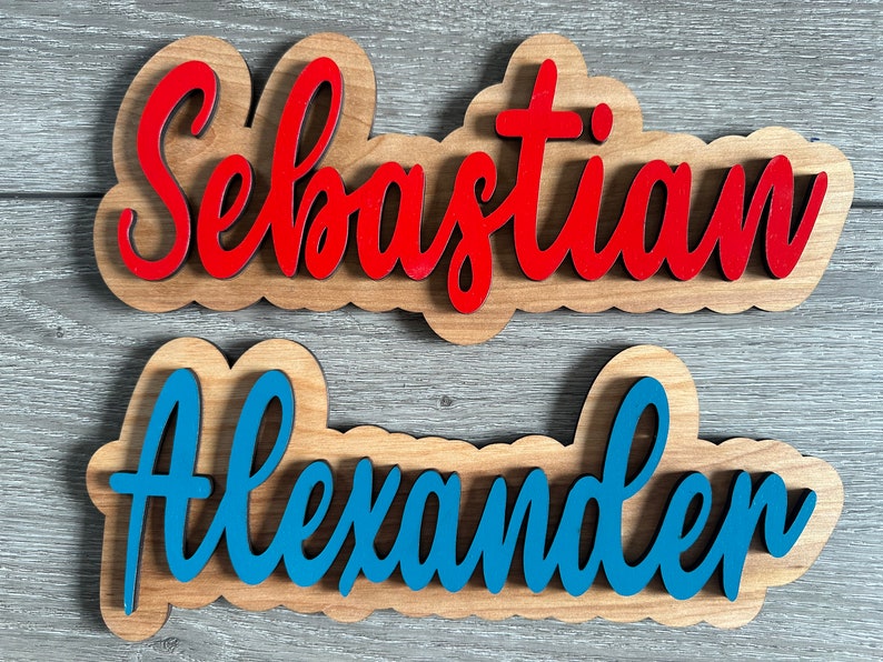 Kids Door Name Sign for Wall Nursery Decor for Room Door Sign for Kids