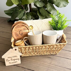 Housewarming gift basket new home gift for couple unique gift realtor closing gift for buyers personalized gift basket custom wedding gift
