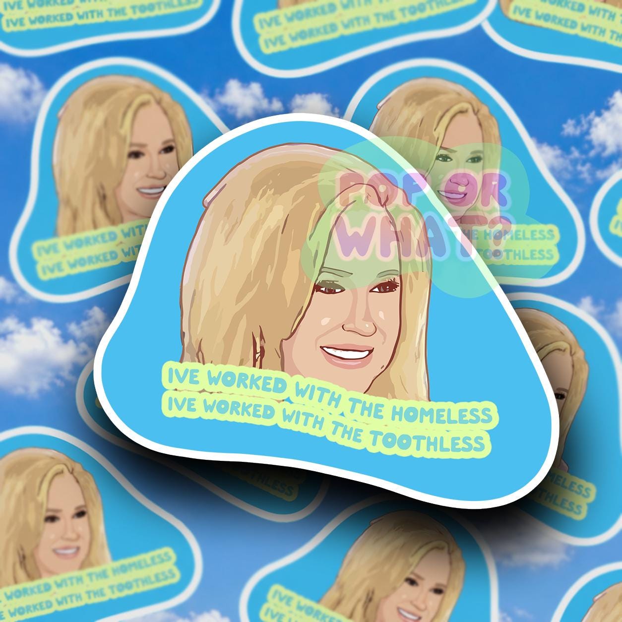 Toothless Homless Kathy Homeless Toothless Sticker - Etsy Australia