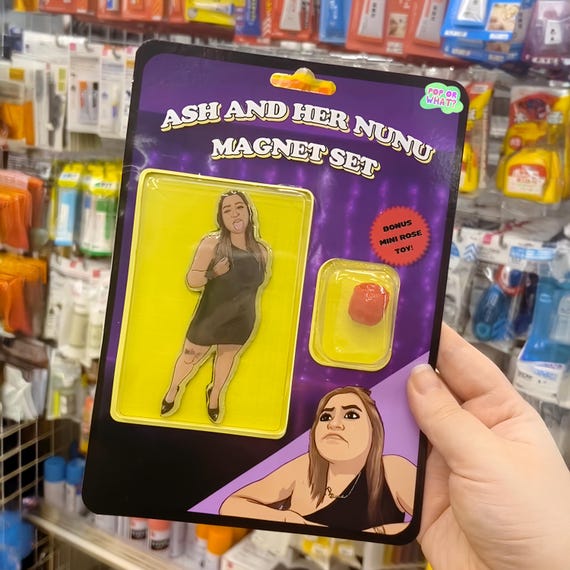 Ash Trevino Magnet Set Rose Toy Funny