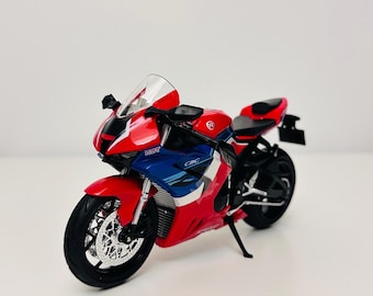 1:12 Honda CBR1000RR Fire Blade Diecast Alloy Model Bike - Alloy Diecasts Regalos para niños / Regalo para amantes de los autos / Colección de bicicletas