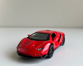 1:32 Lamborghini LP770-4 Modellauto – Legierungsdruckguss Geschenke für Jungen/Geschenk für Autoliebhaber Sound Light Collection