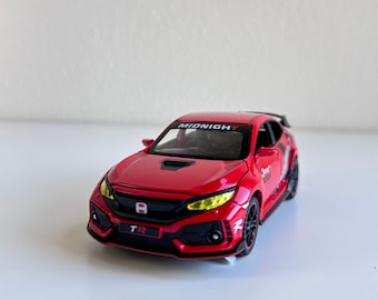1:32 Honda Civic Type R Model Car - Alloy Diecasts Gifts for boys/Gift for car lovers Sound Light Collection
