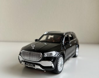 1:24 Maybach Benz GLS600 Alloy Model Car - Alloy Diecasts for Collectors | Gifts for car lovers Simulation | Sound Light Collection