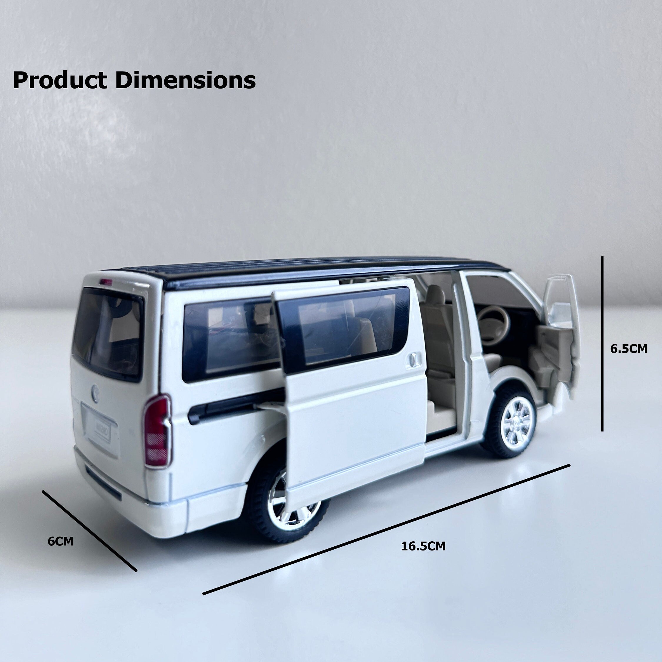 1:32 Toyota HIACE KDH Alloy Model Car - Alloy Diecasts for