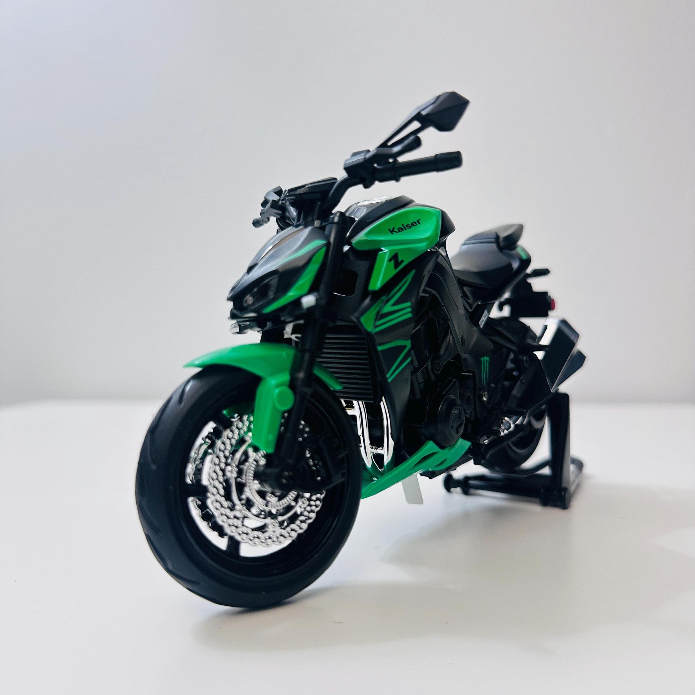 ミニカー Kawasaki Z1000R1 BK127 1:12 Kawasaki Z1000 Motorcycle Diecast Alloy Model Bike - Alloy