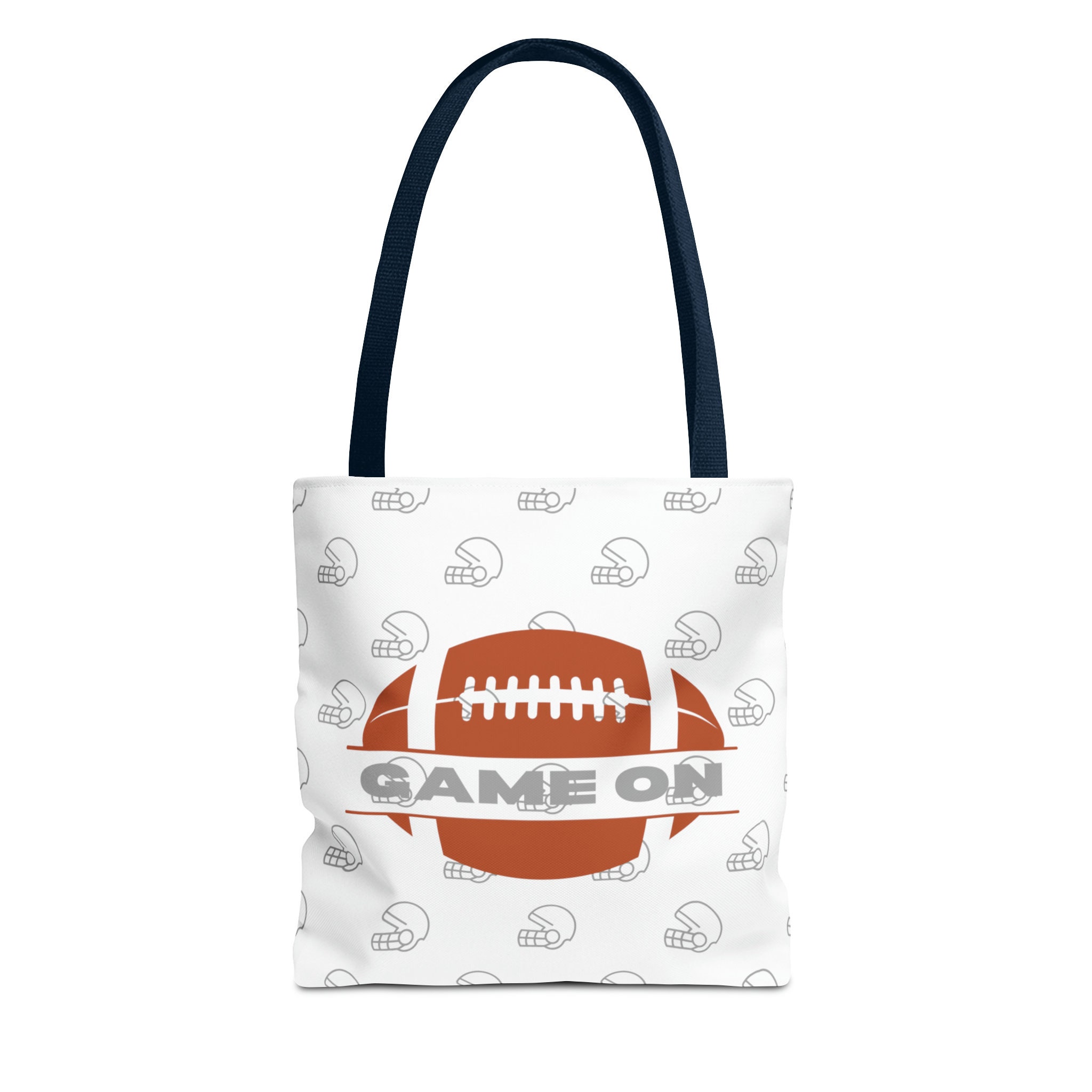 Game on Tote Bag AOP, Football Bag, Super Bowl Bag, Football Gift