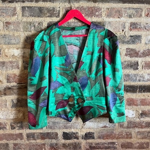 vintage / Jacke / Jacke / 80s / grün