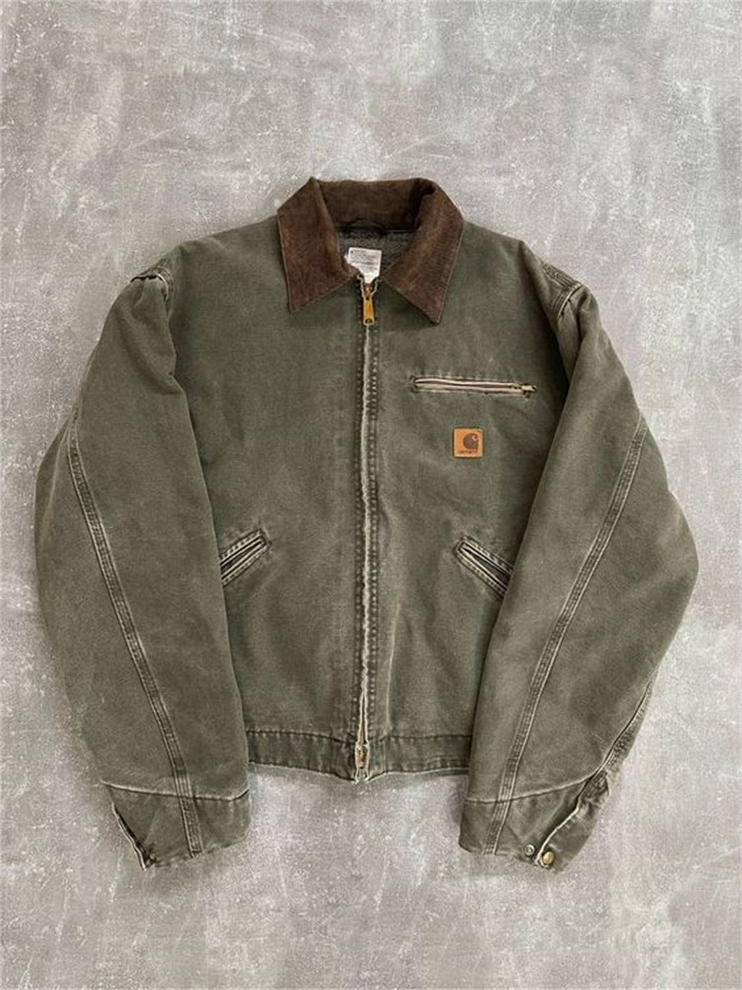 Vintage Carhartt Detroit J97 Retro Washed Jacket Carhartt - Etsy